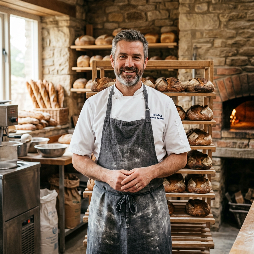 Chef Thomas Vance, Head Baker at Golden Crust Bakery